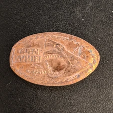SHARK Open Wide! SeaWorld - Press Coin Elongated Penny Souvenir