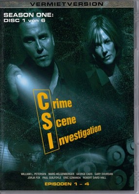 DVD - CSI : Crime Scene Investigation Season 1 Episode 1 - 4 (1 DVD's)