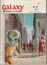 UK: Galaxy Science Fiction #60 - Strato 1960 "Several Original Classic Stories"