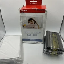 Canon Selphy CP1500 CP1300 CP1200 4x6 108 sheets Color Ink Paper Set KP-108IN