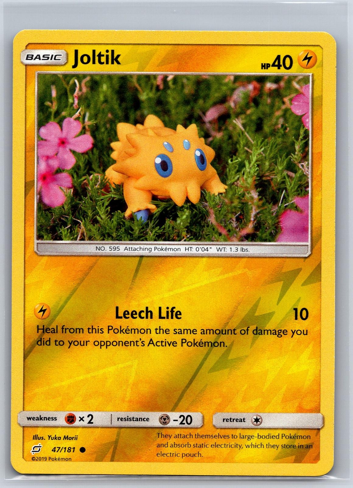 Joltik 47/181 Common Team Up Pokemon Reverse Holo NM/M 620b-18