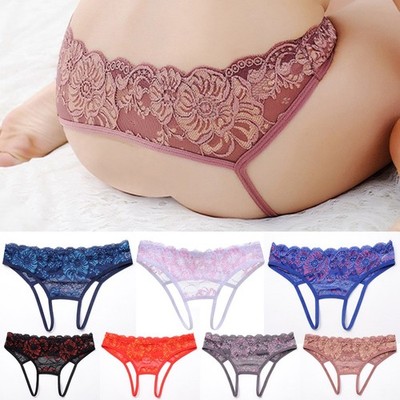 Unterwäsche Tangas Unterhosen Atmungsaktiv G-String Spitze Dessous Nachtwäsche