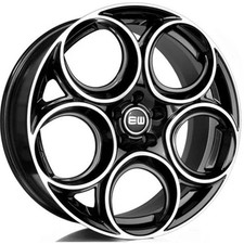 Cerchi in lega EW EW24 VELOCE 20" 8.5J 5x110 ET 33 65.1 BLACK POLISHED