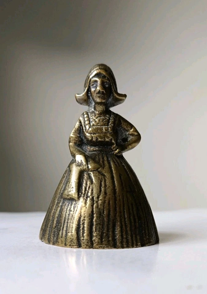 Vintage Brass Peerage Dutch Lady Bell - Image 1 of 2