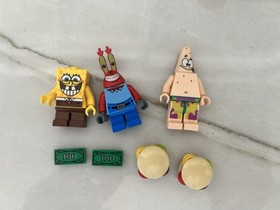 LEGO 3833 SpongeBob Square Pants Krusty Krab Adventures (NO Instructions or Box)