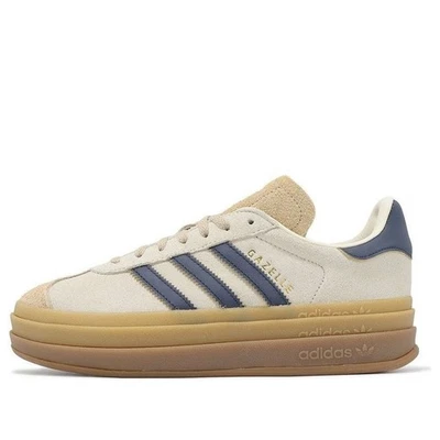 adidas Originals GAZELLE BOLD Trainers Size UK 6.5 'Night Indigo Magic Beige'