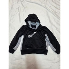 Nike Black  Gray Kids Therma-FIT Hoodie