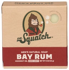 Dr. Squatch Soap Bar Baby Rum 5 oz (Pack of 6)