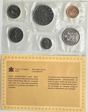 CANADÁ 1985 Moneda Sin Circular Prooflike Set Real Casa de la Moneda Canadiense