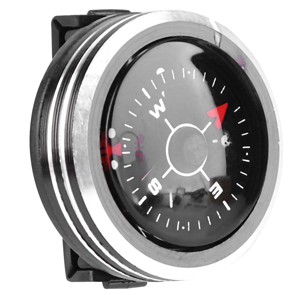 Mini Lightweight Outdoor Compass Ideal For Camping Hiking 2.5cm Aluminum