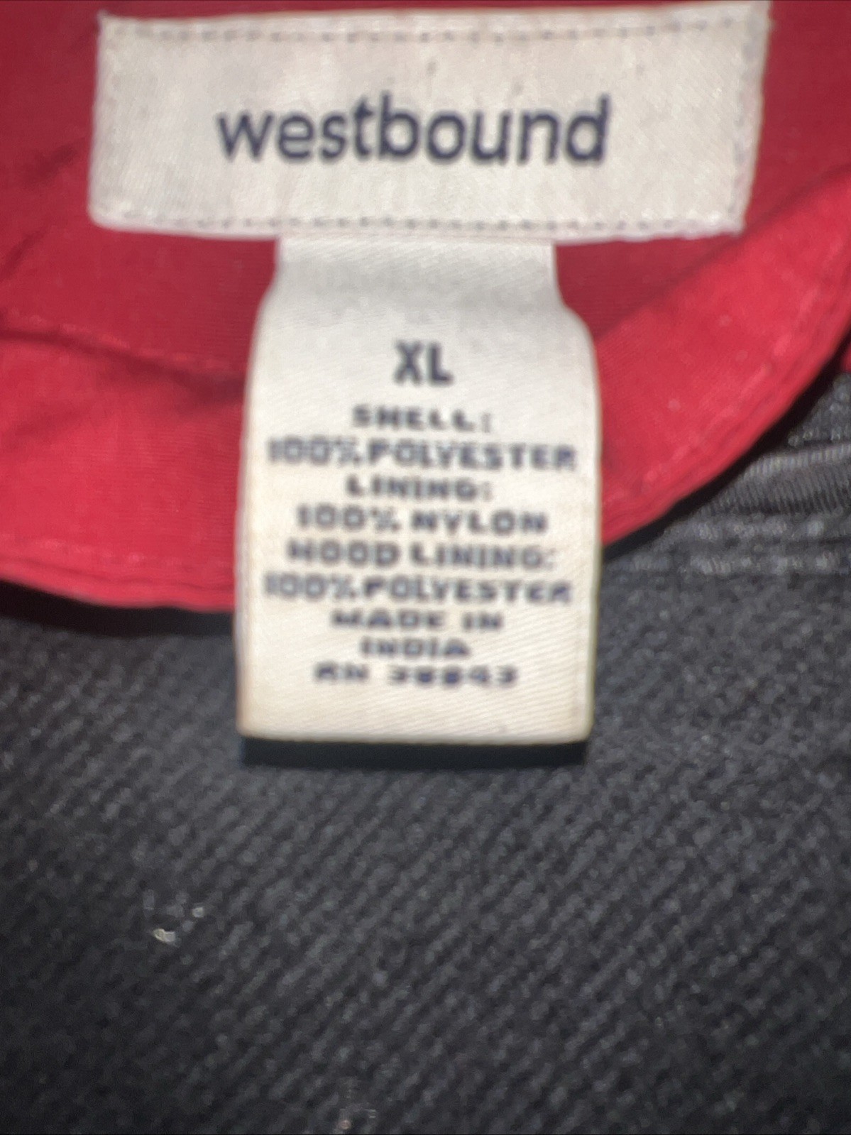 Westbound Womens Red Jacket  Coat Polyester Size … - image 5