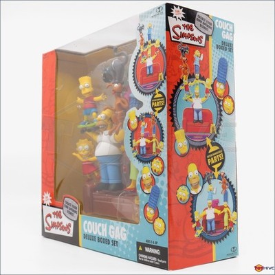 The Simpsons Couch Gag deluxe boxed set 2006 magnetic figures by