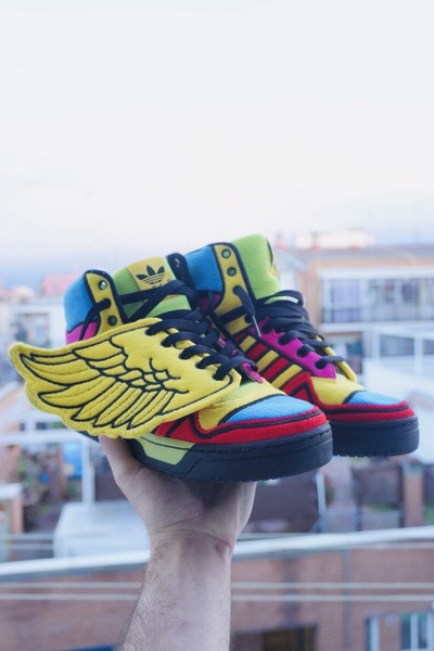 Adidas JS Wings Jeremy Scott "Rainbow “