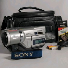 Sony Handycam DCR-TRV320 Digital8 Hi8 Video8 Play Video Transfer VCR - Tested