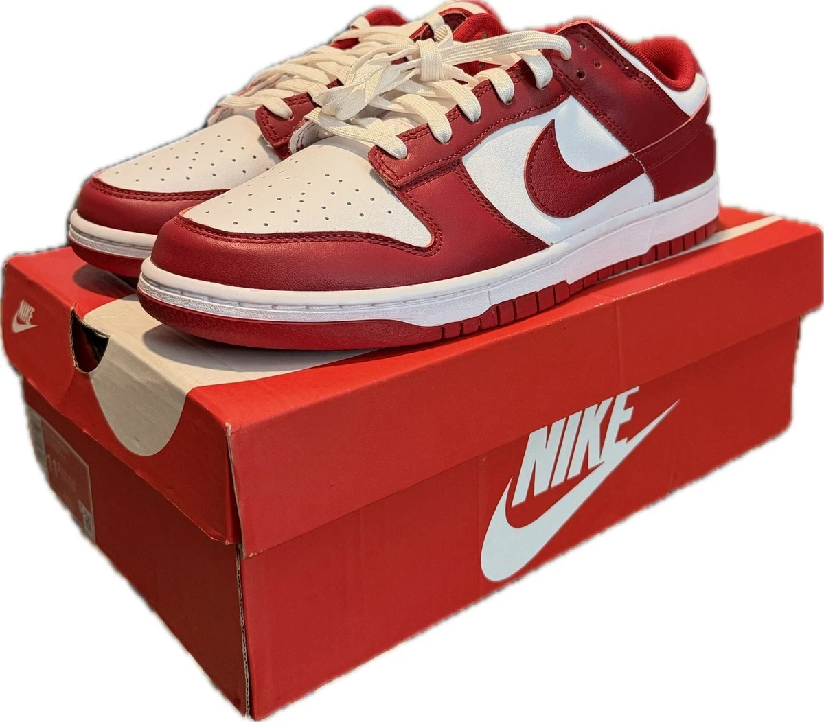 Nike Dunk Low Gym Red for Sale | Authenticity Guaranteed | eBay