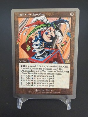 Magic the Gathering   Jack-in-the-Mox   Unglued   Rare   Englisch
