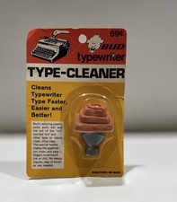 Vintage 1965 Bud Typewriter Type-Cleaner NOS Sealed Pack Retro Office Tool thumbnail