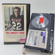The Longest Yard Betamax Beta Original 1st Release Clamshell Burt Reynolds 1974