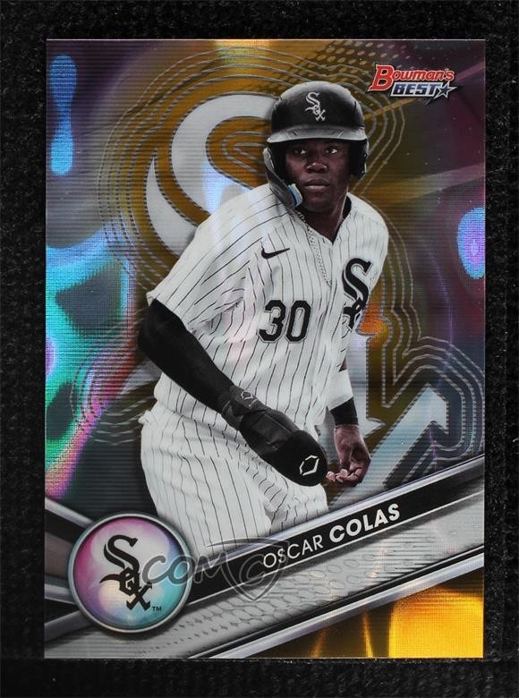 2022 Bowman's Best Top Prospects Gold Lava Refractor 25/75 Oscar Colas 1j7t