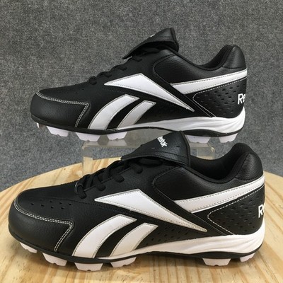 NEW Reebok Shoes Mens 12.5 Prospect Low MRT Baseball Cleats Sneakers Black White