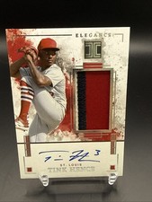 2025 Panini Impeccable Baseball Tink Hence Elegance Patch Auto /99 Cardinals