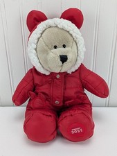 Starbucks Bearista Holiday Teddy Bear Plush Stuffed Animal 2021 Red Snow Suit