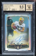 2014 Topps Chrome Refractor Rookie 83/150 Jeff Janis BGS 9.5 GEM MINT Auto n0c