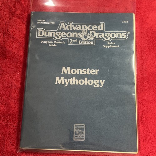 DND Advanced Dungeons & Dragons 2nd Edition Monster Mythology 2128 - Picture 1 of 2