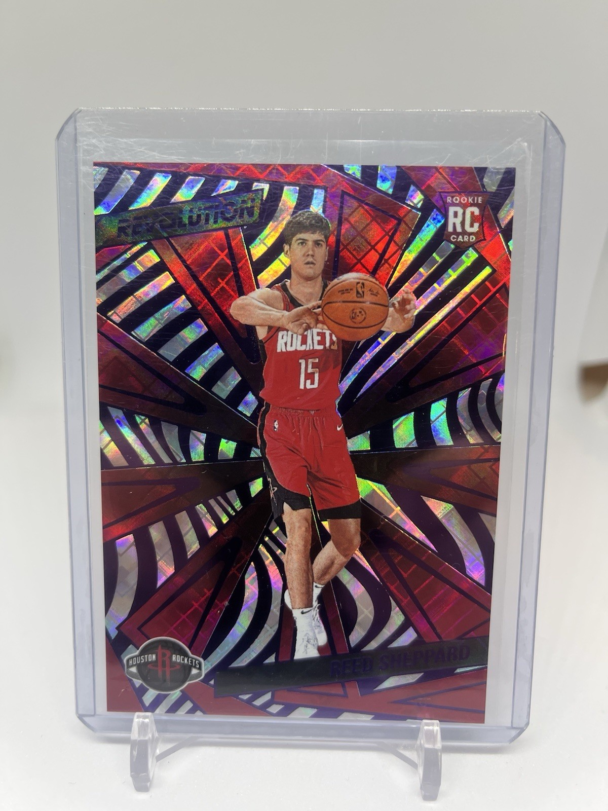 2024-25 Panini Revolution - Rookies Reed Sheppard #145 Cosmic /99 (RC)