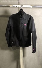 The North Face Women's Black Softshell Full Zip Jacket Pink Ribbon Edition Sz M
