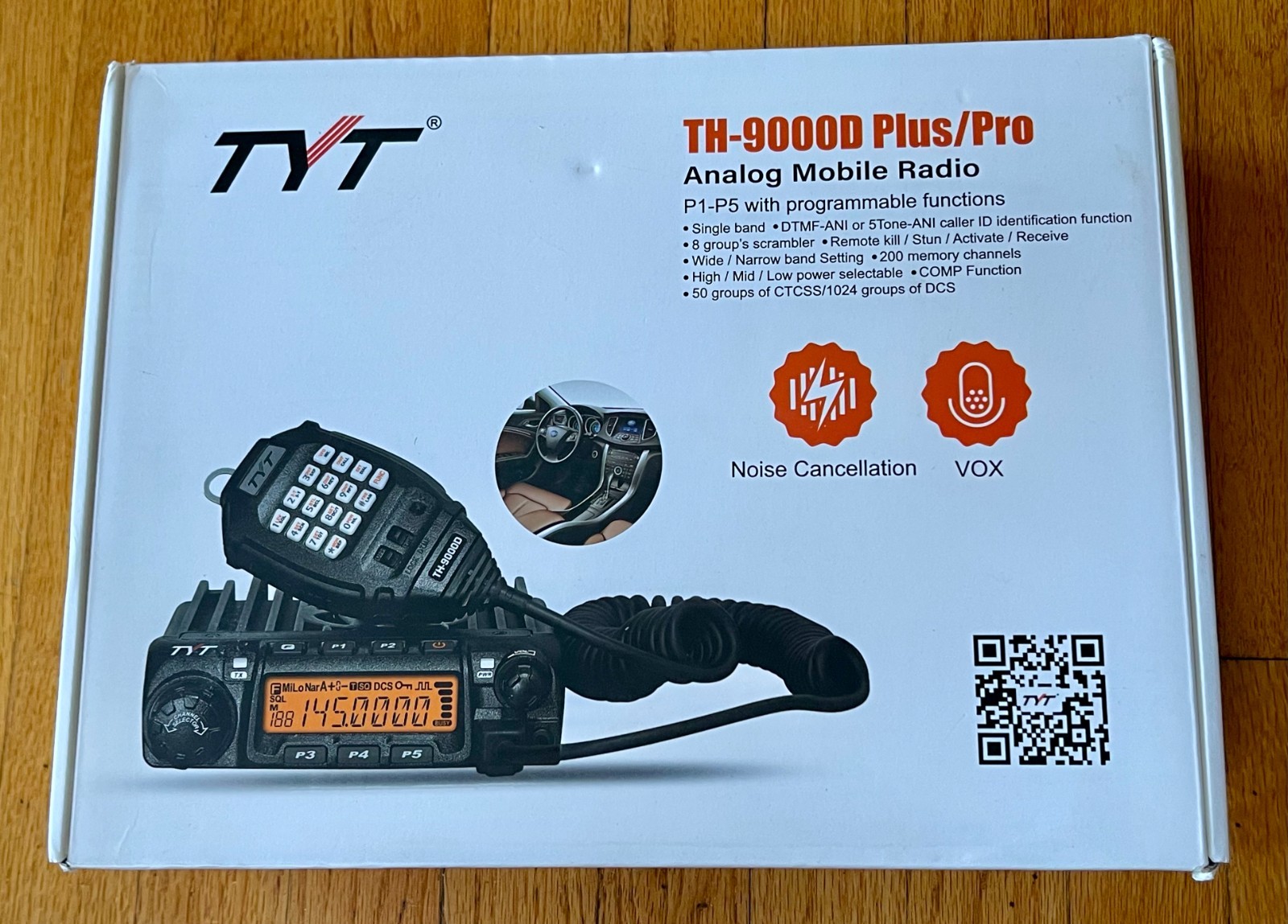 TYT TH-9000D Plus/Pro  VHF Band 50W Analog Mobile Radio