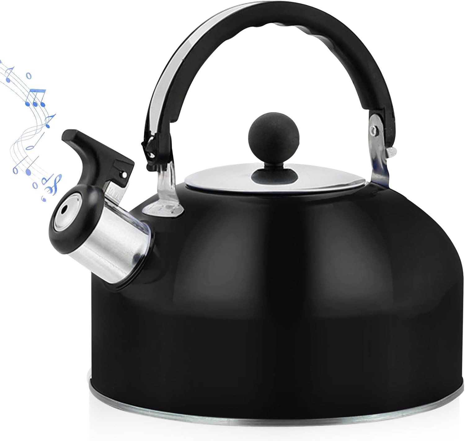 Bollitore a Fischio 3L in Acciaio Inox per Induzione e Gas - Tradizione
