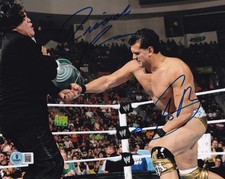 Alberto Del Rio & Ricardo Rodriguez Signed WWE 8x10 Photo BAS COA CMLL AAA TNA 9