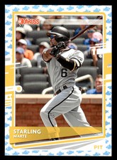 2020 Donruss #171 Starling Marte Baby Shark SP Pittsburgh Pirates
