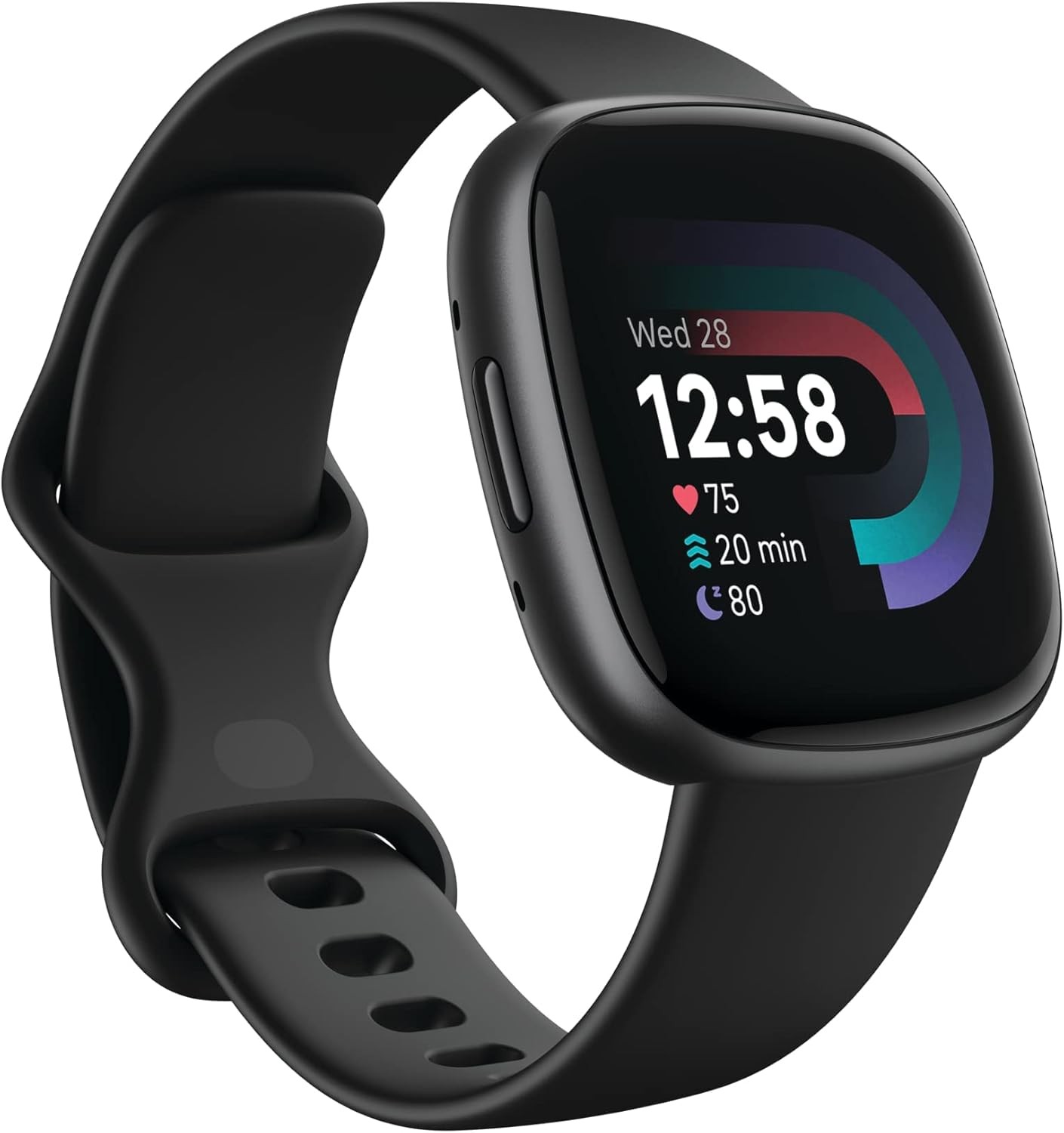 Fitbit Versa 4 Fitness Smartwatch with Built In GPS & Heart Rate Black/Graphite