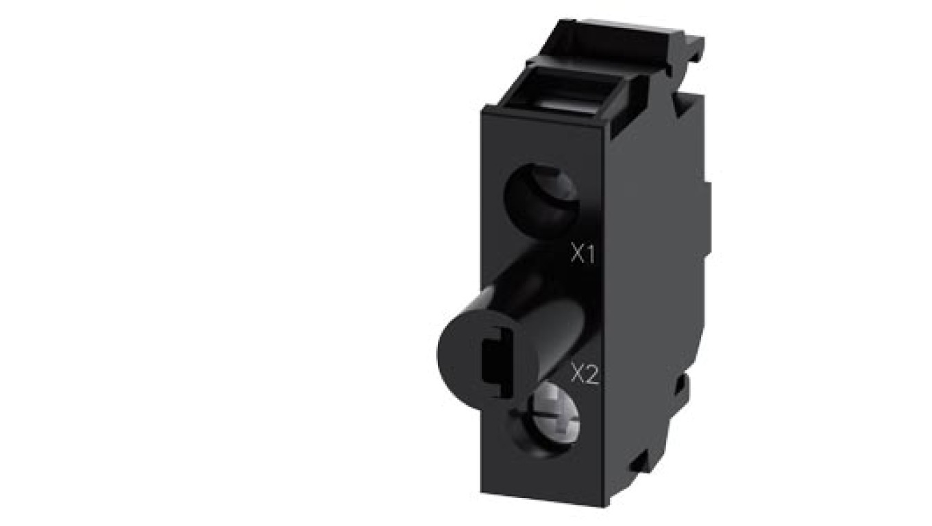 Socket block LED blue 24V SIRIUS ACT 3SU1401-2BB50-1AA0