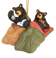 Big Sky Carvers Bearfoots Camp Out Ornament