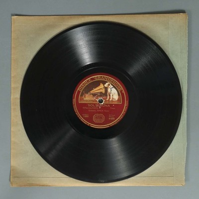 DISCO DE PIZARRA. SOLTERONA. MOCOSITA. TANCO. ORQUESTA TIPICA VICTOR