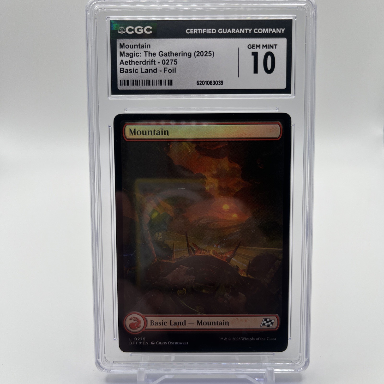 Mountain (0275) Foil [DFT - 275] Land NM CGC 10