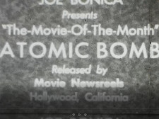 ATOMIC BOMB 1946 BIKINI NEWSREEL RARE VINTAGE KODAK 8MM HOME Movie Film Reel c77