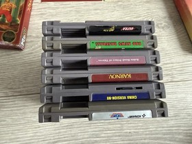 6 Nintendo Nes Games - PAL / USA - Karnov / Robin Hood /  Skate Die