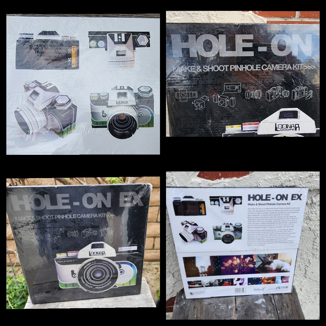 New Pinhole Camera Kit 35mm film Loonar Groupe Hole On Ex Make