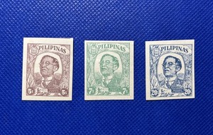 PHILIPPINES Japan Occup. WWII 1945 MH Laurel Republic Mi 43-5 Scott N37-9 6452