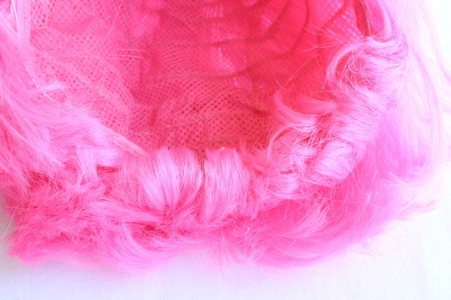 HOT PINK BARBIE WIG synthetic hair short bob COSPLAY anime HALLOWEEN costume - 第 7/7 張圖片