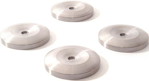 Naim Fraim Chip Floor Protector - SINGLE Wooden Protection Metal Disc - Picture 3 of 4