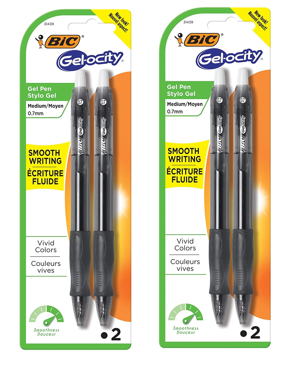 Ballpoint Pen Velocity Gel Pen BIC Velocity Gel Retractable Pen