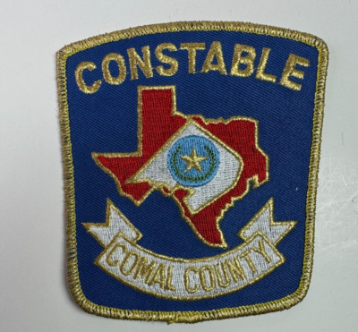 Comal County Constable Texas TX Patch Q3