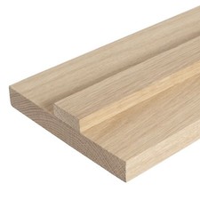 Solid White Oak Door Liner 20x125mm Internal Frame Lining Kit inc Stop Set