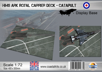 Coastal Kits 1:72 scale HMS Ark Royal Catapult Display Base