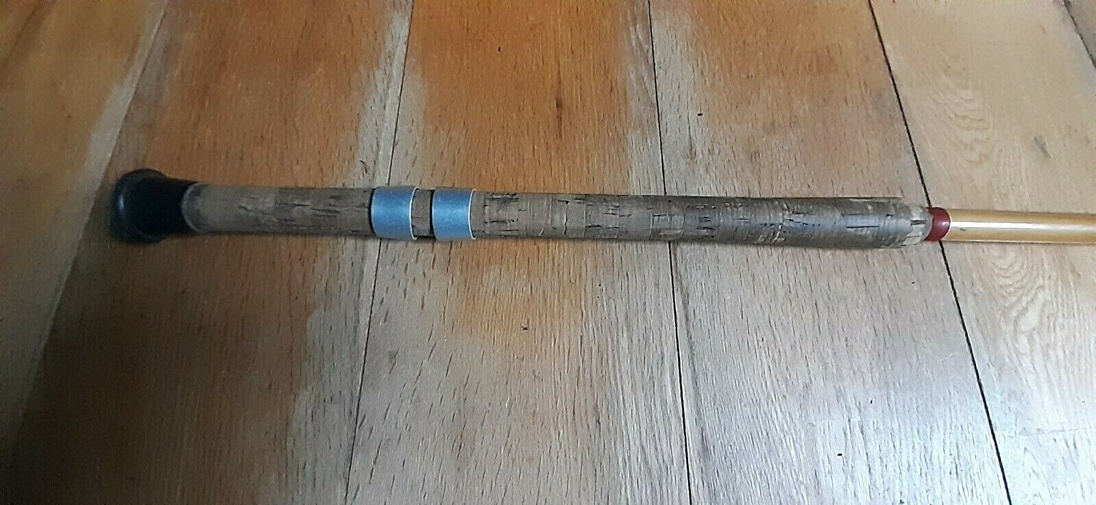 A Vintage Cane 3 Piece 10Ft 5Inch Fishing Rod. eBay